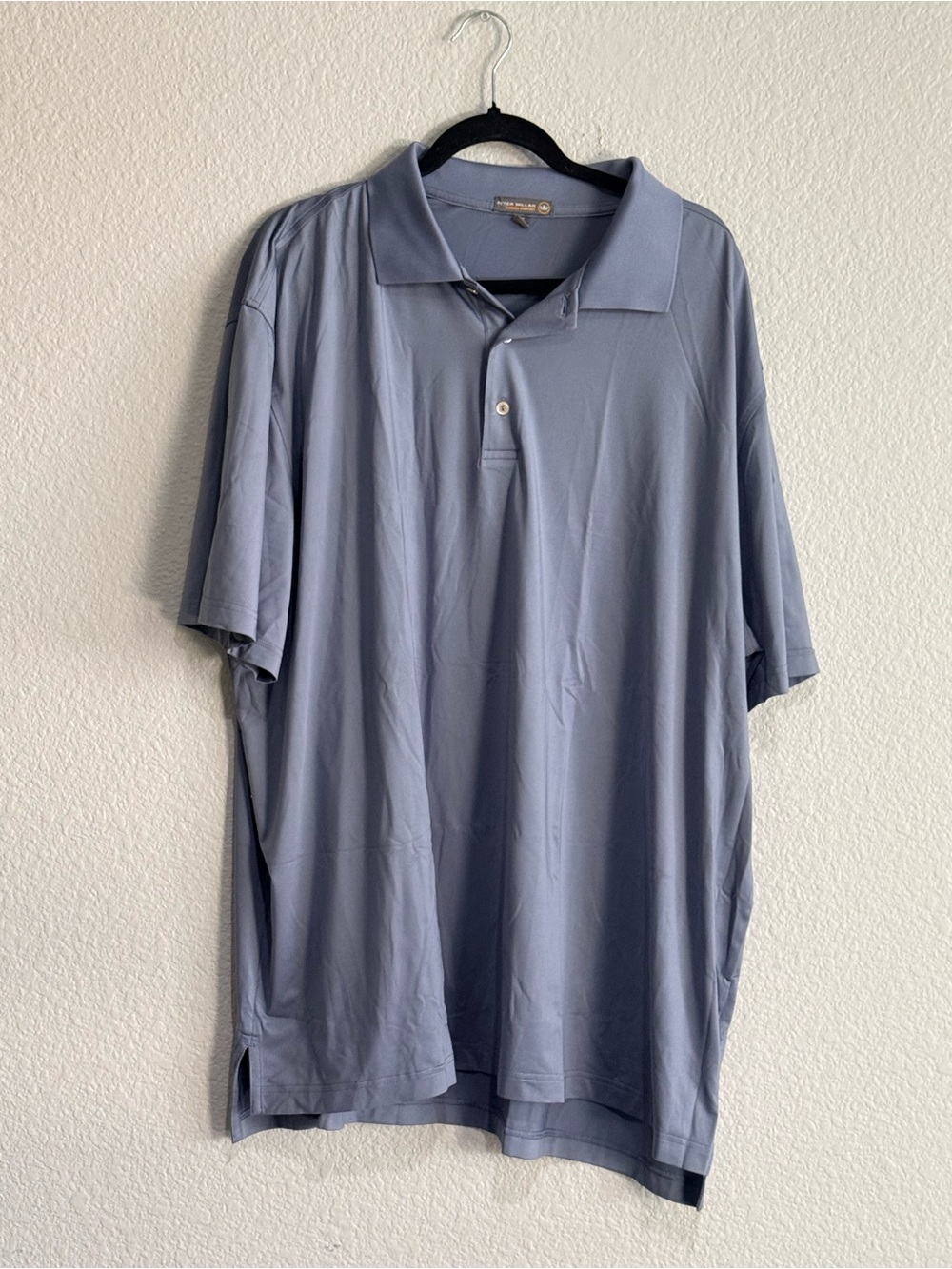 Peter Millar XXL Men's Light pale Blue Performance Polo golf Shirt